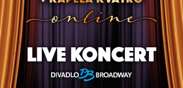 Michal David vystúpi na online koncerte z divadla Broadway