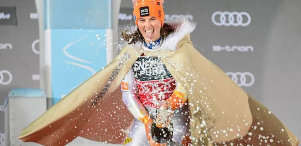 Je to kráľovná! PETRA VLHOVÁ si na konto kariéry pripísala víťazný hetrik